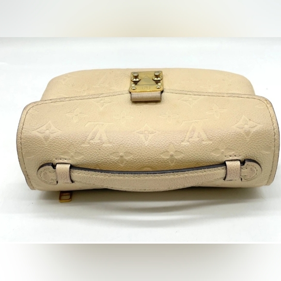 100%Authentic Louis Vuitton Monogram Empreinte Beige Pochette Metis - Picture 7 of 16
